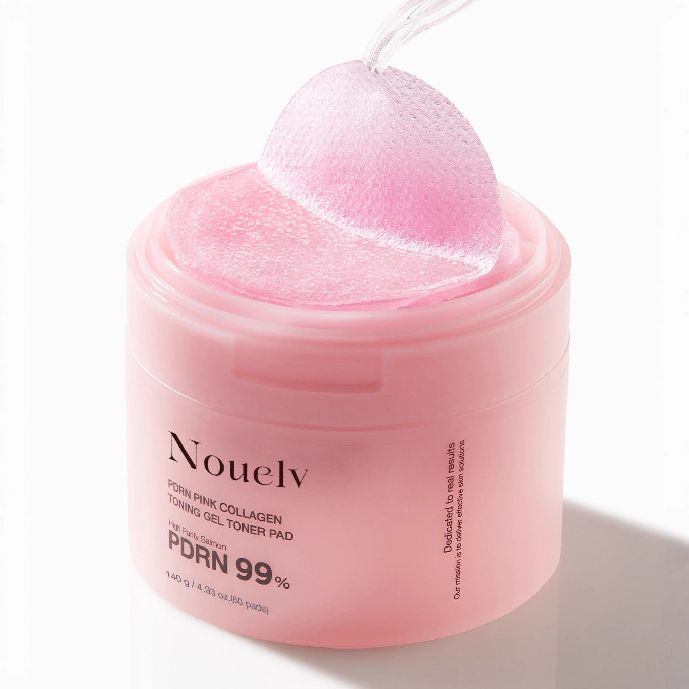 Nouelv Salmon DNA PDRN Pink Collagen Jelly Pads – Korean Wet Compress Toner Pads